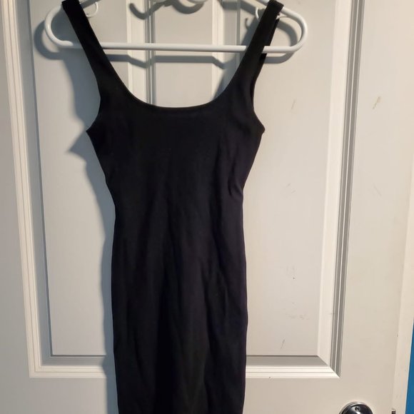 Inamorata Figueora Rib Dress Small Black - Picture 1 of 3